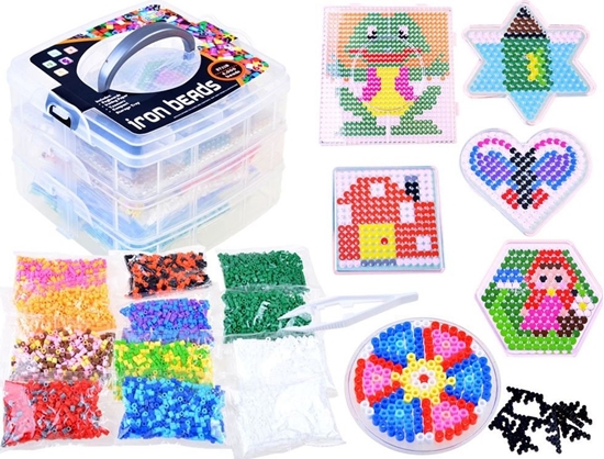 Изображение Jokomisiada Mega zestaw Koraliki do prasowania 6000 el. ZA3318