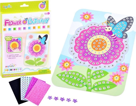 Picture of Jokomisiada Mozaika wyklejanka Kwiatuszek naklejki ZA3273