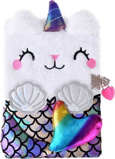 Picture of Jokomisiada Notes sekretny pamitnik na kluczyk Kotek Jednoroec Syrenka ZA4821