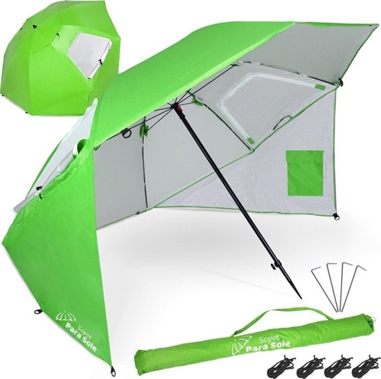 Picture of Jokomisiada Parasol Plaowy Sopot Para Sole UPF 50+ Idealny na Pla do Ogrodu SP0784