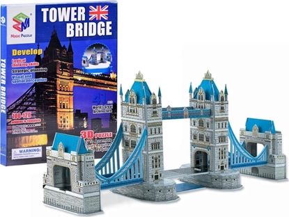 Изображение Jokomisiada Puzzle 3D 41 el. most Tower Bridge ZA3801