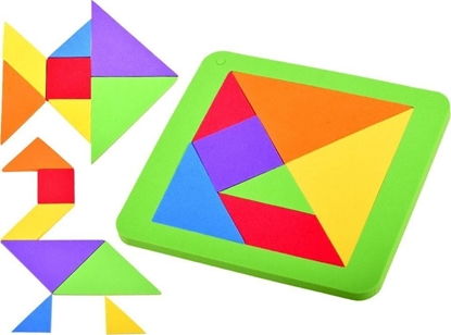 Attēls no Jokomisiada Puzzle piankowe ukadanka logiczna tangram ZA3343