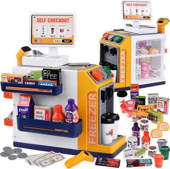 Picture of Jokomisiada Samoobsugowy Sklep Ekspres do kawy Lodówka soki jogurty ZA4637