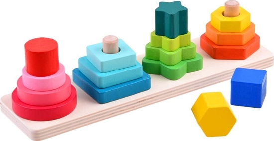 Picture of Jokomisiada Sorter Ukadanka Drewniana logiczna zabawka ZA3897