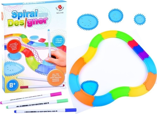 Picture of Jokomisiada Spirograf Zestaw do rysowania spirale Pomoc w rysowaniu TA0080