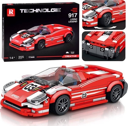 Picture of Jokomisiada Sportowe czerwone Auto 917 Techniczne Klocki 355 ele ZA4754