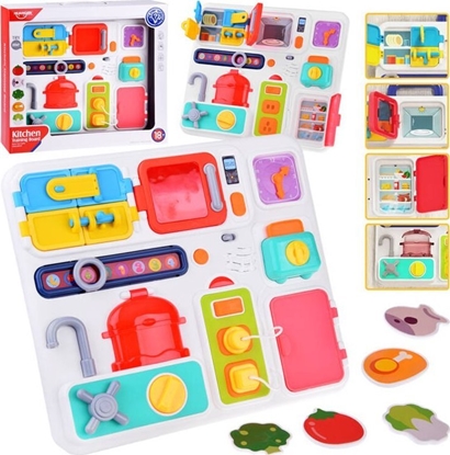 Picture of Jokomisiada Tablica manipulacyjna kuchnia efekty dwikowe wietlne Montessori ZA4658