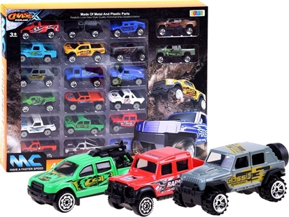 Picture of Jokomisiada Zestaw 20 metalowych autek Auta terenowe ZA3233