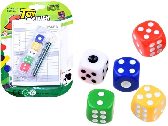 Изображение Jokomisiada Zestaw do gry koci Yams kostki oczkowe GR0437