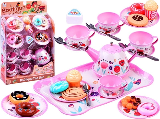 Изображение Jokomisiada Zestaw do herbaty kawowy filianki ciastka ZA3976