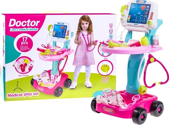 Picture of Jokomisiada Zestaw lekarza WÓZEK LEKARSKI dla dziecka ZA2155RO