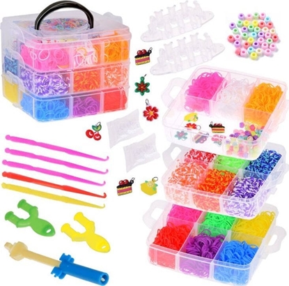 Picture of Jokomisiada Zestaw Magiczne Gumki Koraliki do robienia bransoletek 4500szt ZA5299