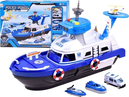Picture of Jokomisiada Zestaw ód Policja + helikopter pojazdy ZA3341