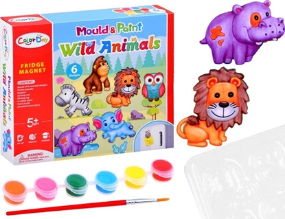 Picture of Jokomisiada Zrób magnes na lodówk ZWIERZTA Safari ZA3770