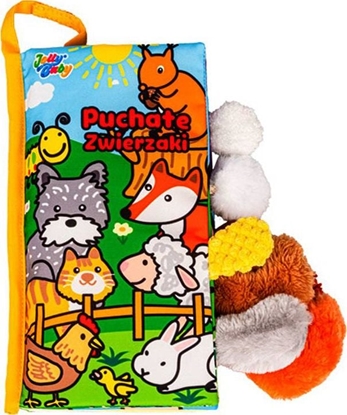 Attēls no Jolly Baby Ksieczka Puchate Zwierzaki Ogonki 0m+ Jollybaby