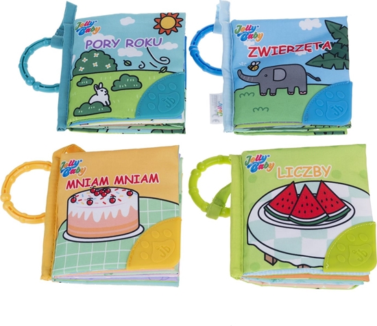 Picture of Jolly Baby Ksieczki sensoryczne gryzaki 4w1 0m+ Jollybaby