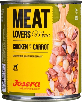 Изображение Josera Meatlovers Menu Kurczak z marchewk karma mokra dla psów 800g