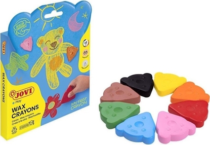 Attēls no Jovi Kredki wiecowe misie 8 kolorów