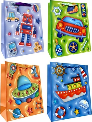 Picture of JU-PITER Torebka ozdobna prezentowa 26x32x10cm BL2327B cena za 1szt