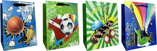 Picture of JU-PITER Torebka ozdobna prezentowa 4wz 18x23x10cm JP 1035C mix cena za 1 szt