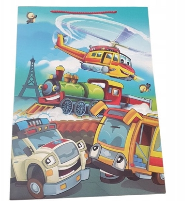 Picture of JU-PITER Torebka ozdobna prezentowa 4wz 40x56x25cm JP 4606L szerokie dno mix cena za 1 szt