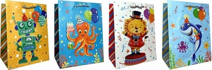 Picture of JU-PITER Torebka ozdobna prezentowa dziecica JP653C 18x23x10cm mix cena za 1 szt