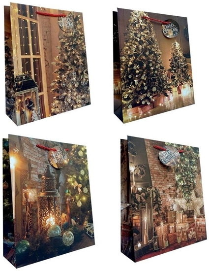 Picture of JU-PITER Torebka ozdobna prezentowa JP 369B 26x32x10cm mix cena za 1 szt