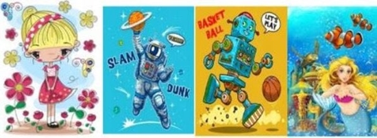 Picture of JU-PITER Torebka prezentowa dziecica mix 5210L SD20 40x56x30cm szerokie dno p12 cena za 1 sztuk