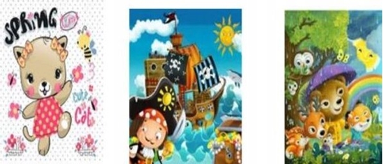 Picture of JU-PITER Torebka prezentowa dziecica mix 5254L SD20 45x72x25cm szerokie dno p12 cena za 1 sztuk