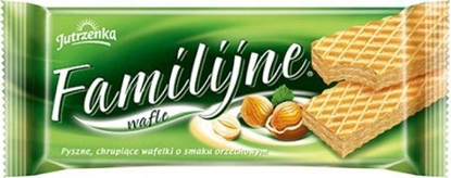 Изображение Jutrzenka Wafle FAMILIJNE Orzechowe 180g JUTRZENKA
