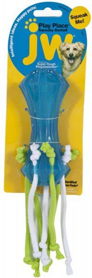 Изображение JW Pet PlayPlace Squeaky Dumbell Zabawka dla psa 12,5cm