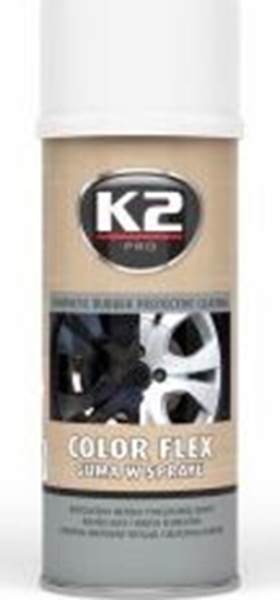 Picture of K2 K2-COLOR FLEX GUMA BIALY 400ML DO FELG