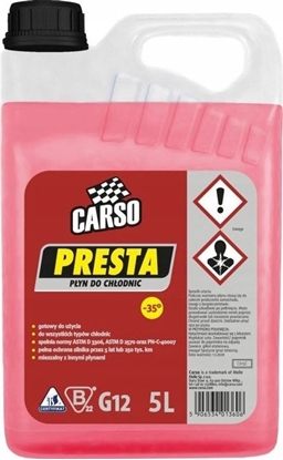 Изображение K2 PLYN DO CHLODNIC PRESTA 5L -35C CZERWONY