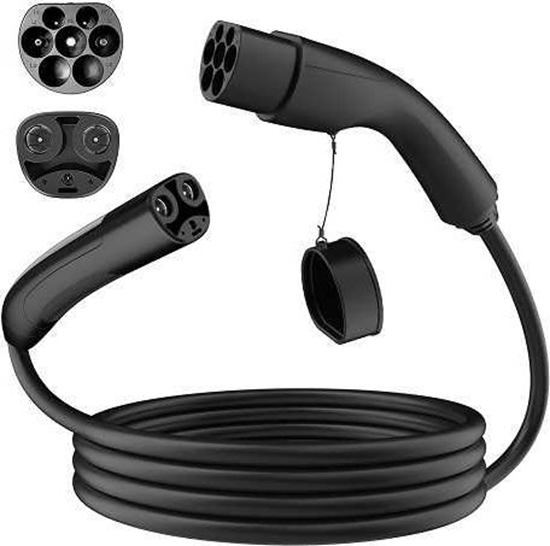 Изображение Kabel do adowania samochodów Hismart EV200870 Typ 2 7.2kW 5m