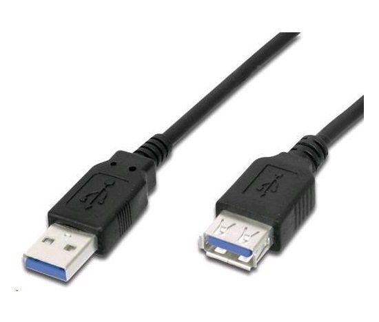 Picture of Kabel USB PremiumCord USB-A - USB-A 0.5 m Czarny (ku3paa05bk)