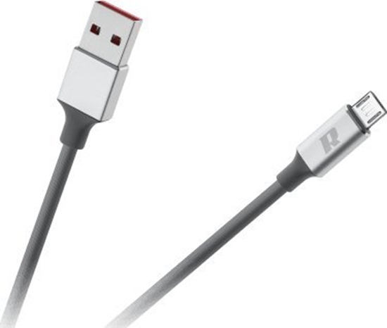 Picture of Kabel USB Rebel Comp USB-A - microUSB 2 m Szary (RB-6010-200-B)