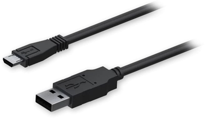 Изображение Kabel USB Teltonika USB-A - micro-B 0.8 m Czarny (PR2US08M)