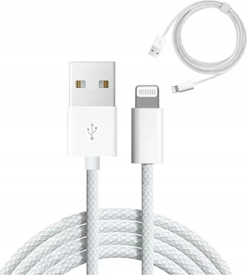 Picture of Kabel USB Zenwire USB-A - Lightning 2 m Biay (1000580)