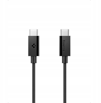 Picture of Kabel USB-C / USB-C Spigen EB6020CC Essential USB-C Cable 60W 200cm Black