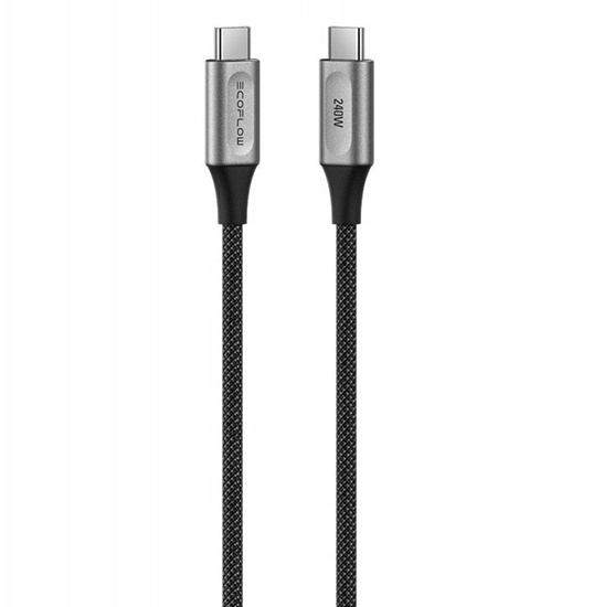 Изображение Kabel USB EcoFlow USB-C - USB-C 1.8 m Czarny (54822-0)