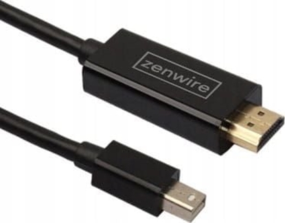 Picture of Kabel Zenwire DisplayPort Mini - HDMI 1.8m czarny (99155534)