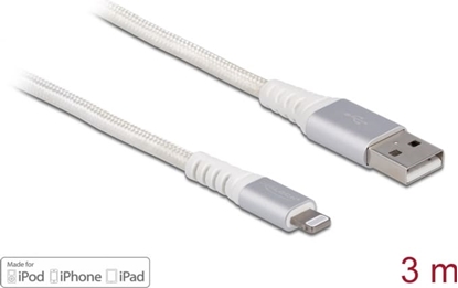 Attēls no Kabelis USB priekš iPhone™, balts, 3.0m, Delock
