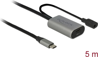 Attēls no Kabelis USB TypeC,  USB3.1 Gen1, M / F, 5.0m, active, Delock