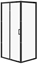 Изображение KABINA PRYSZNICOWA ARTECO CZARNA PRZESUWNA 100X80X190 SZKO TRANS