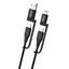 Attēls no KAKU Cable KSC-654 Tuojie 4 in 1 - USB + Type C to