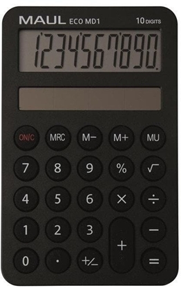 Изображение Kalkulator Maul Kalkulator kieszonkowy ECO* MD1 10-pozycyjny czarny