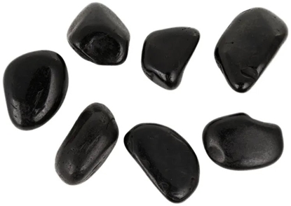 Picture of Kamienie polerowane Black Pebble IV 30-50mm do akwarium terrarium 10 kg/OPAK