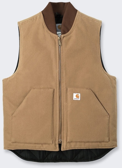 Picture of Kamizelka Carhartt V01 Firm Duck Insulated Brown