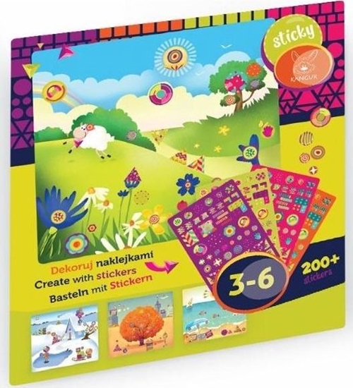 Изображение Kangur Dekoruj naklejkami Pory roku