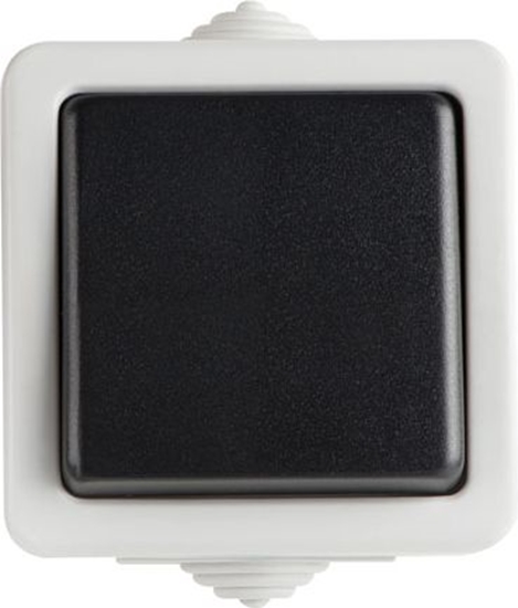 Изображение Kanlux cznik jednobiegunowy Tenzo rubowy 10AX 250V czarny (25348)